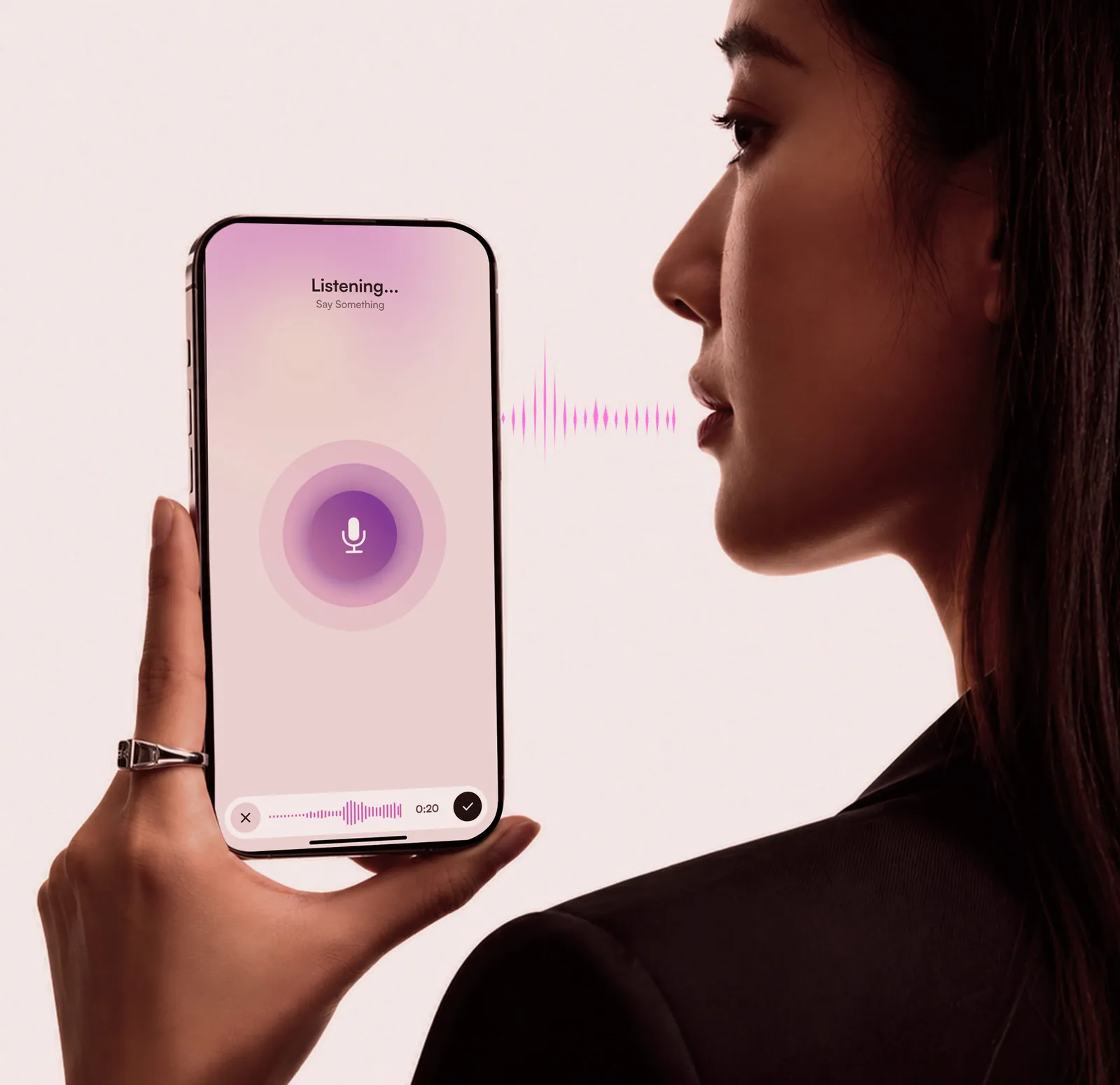 Voice input for the Brio AI assistant