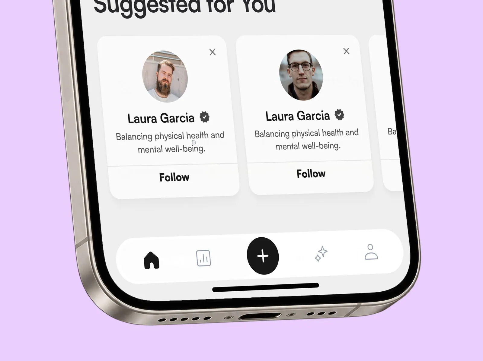 Suggested people and app navigation
