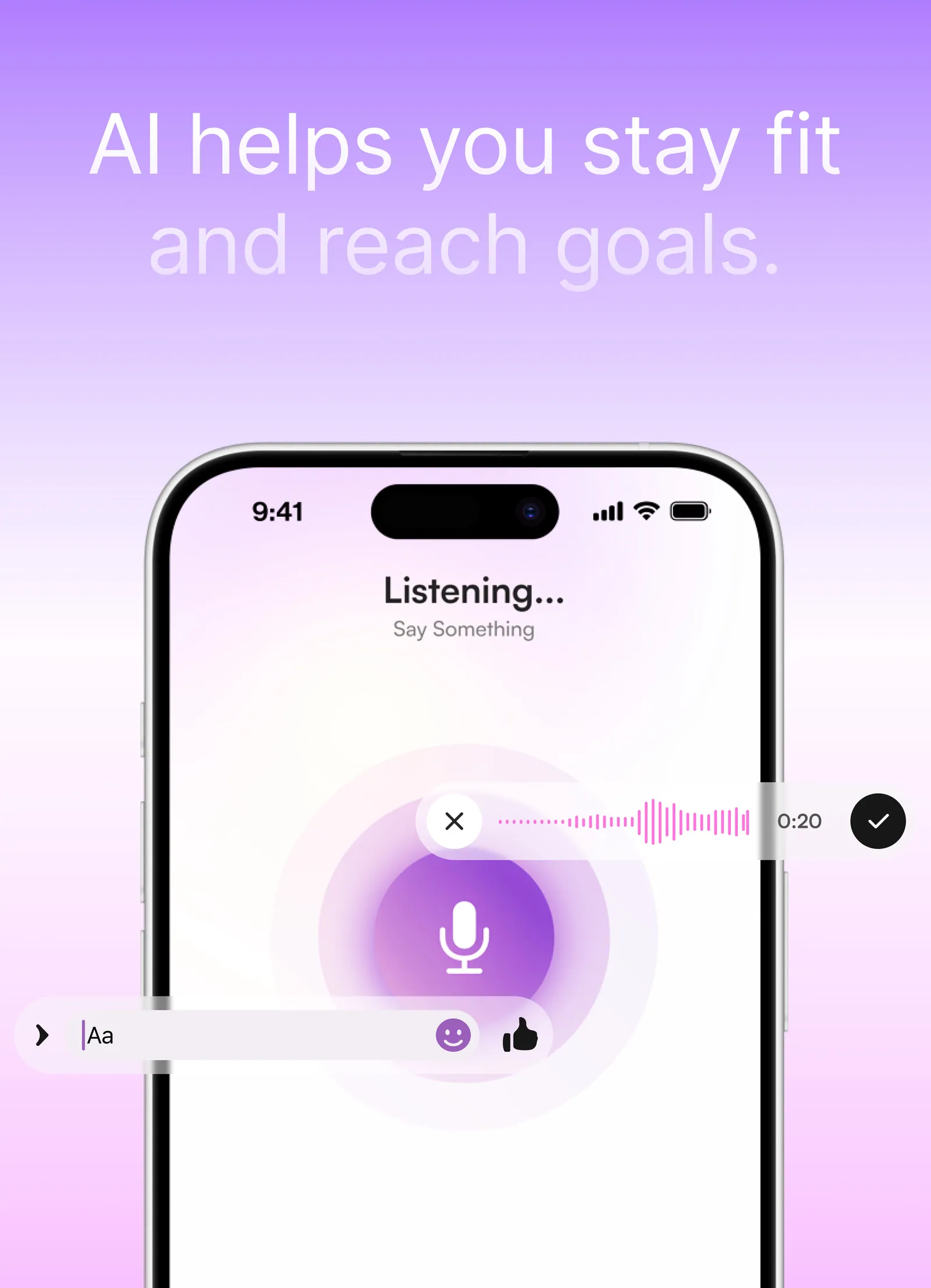 Brio AI voice assistant for fitness goals