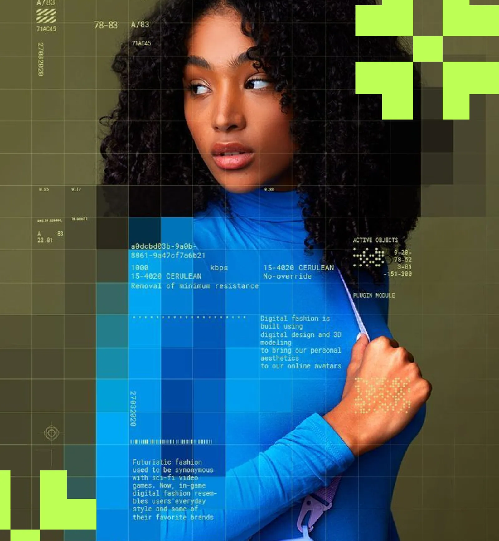 FUCTURESHIT.NEWS digital fashion portrait