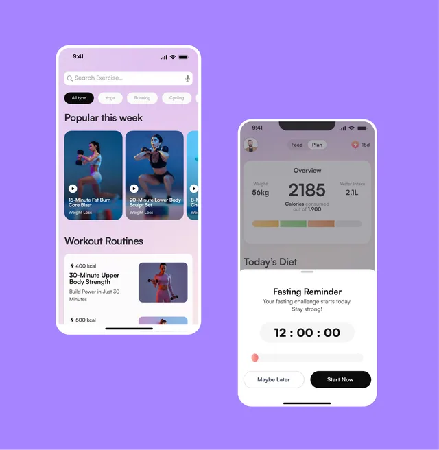 Brio AI fitness app preview