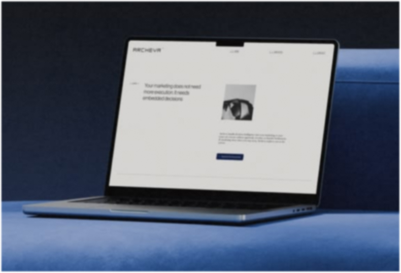 Laptop showing selected UI/UX work